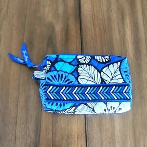 Vera Bradley Blue Bayou Cosmetic Travel Bag NWOT